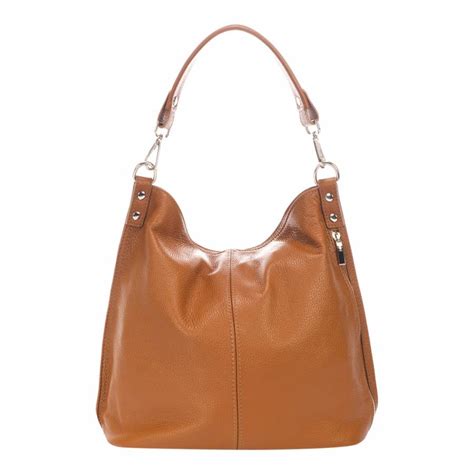 Cognac Leather shoulder bag 